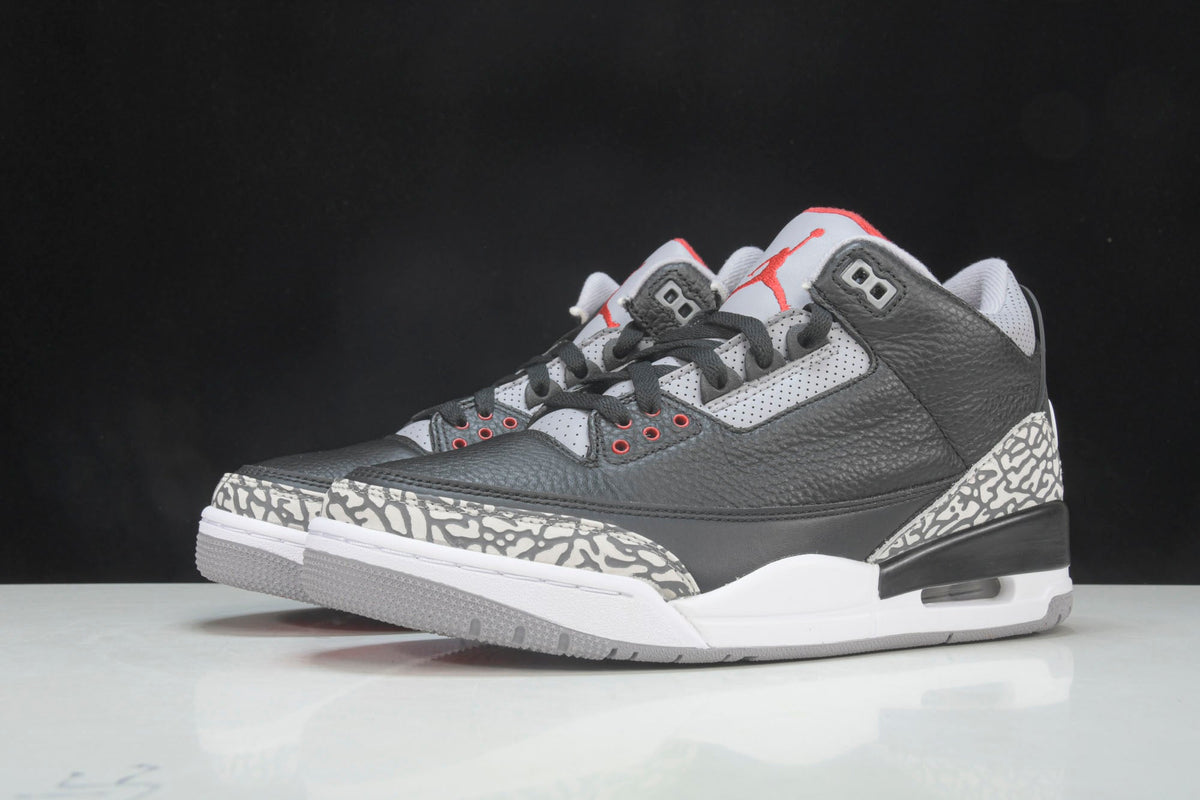 AJ3 Retro Black Cement Drip Locker Global