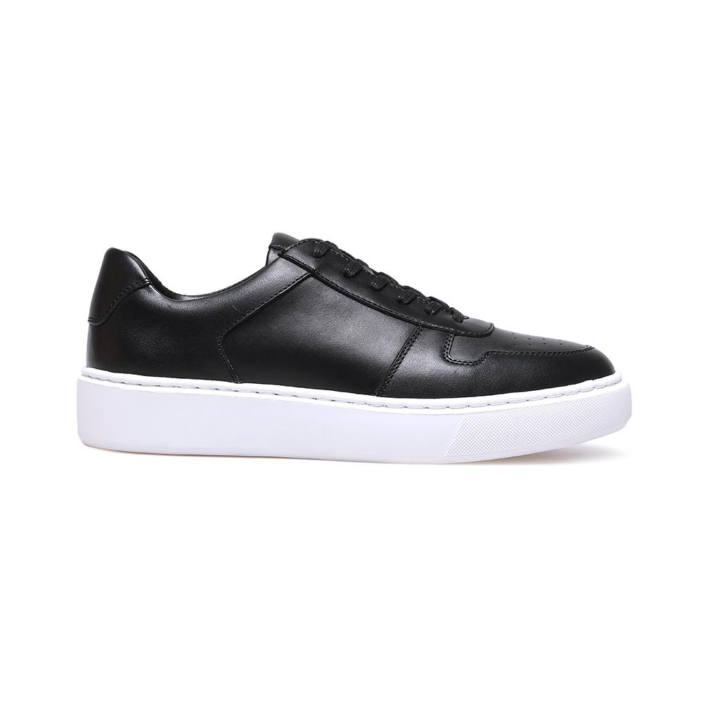 Low Top Black Leather Sneakers Drip Locker Global