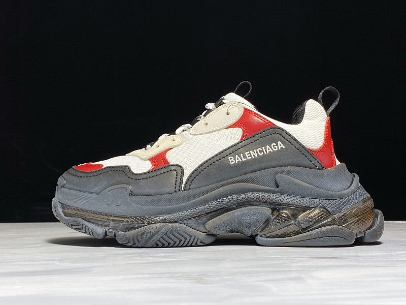 Triple s clear outlet sole red