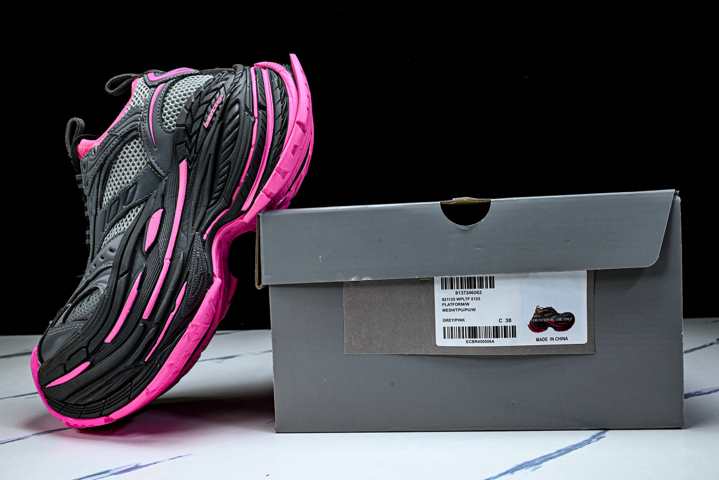 Вalenciaga Platform Sneaker 'Grey Pink'