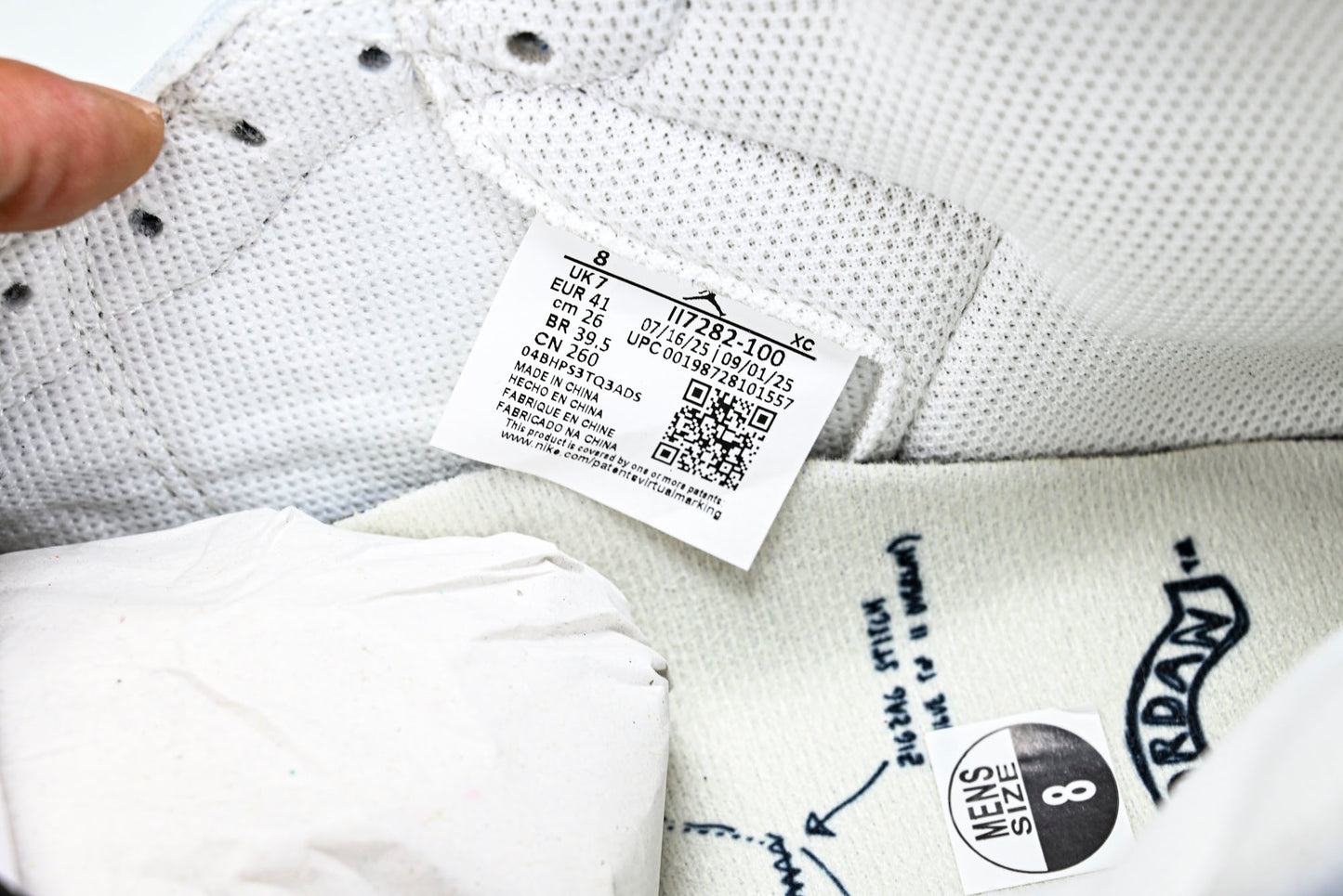 Union LA x Fragment x AJ1 Retro High 'White Black'