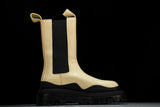 Вottega Veneta Tire Chelsea Boots 'Sea Salt Black'