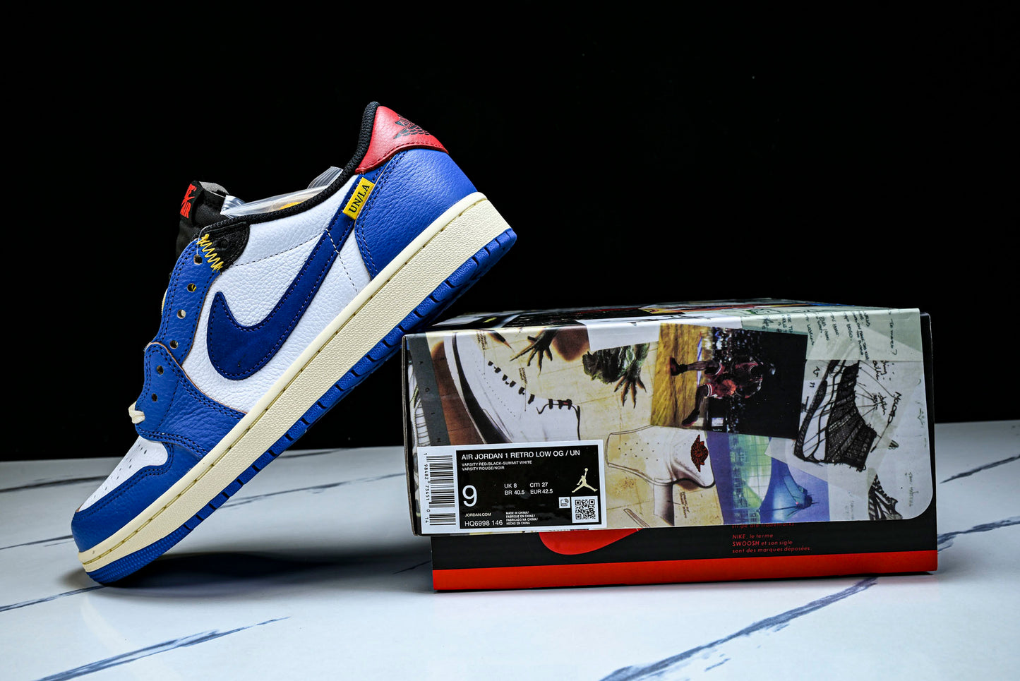 AJ1 Low Union LA 'Storm Blue' (Unreleased)
