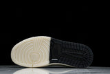 Travis Scott AJ1 Low x Supreme 'White Black Sole' (Custom)
