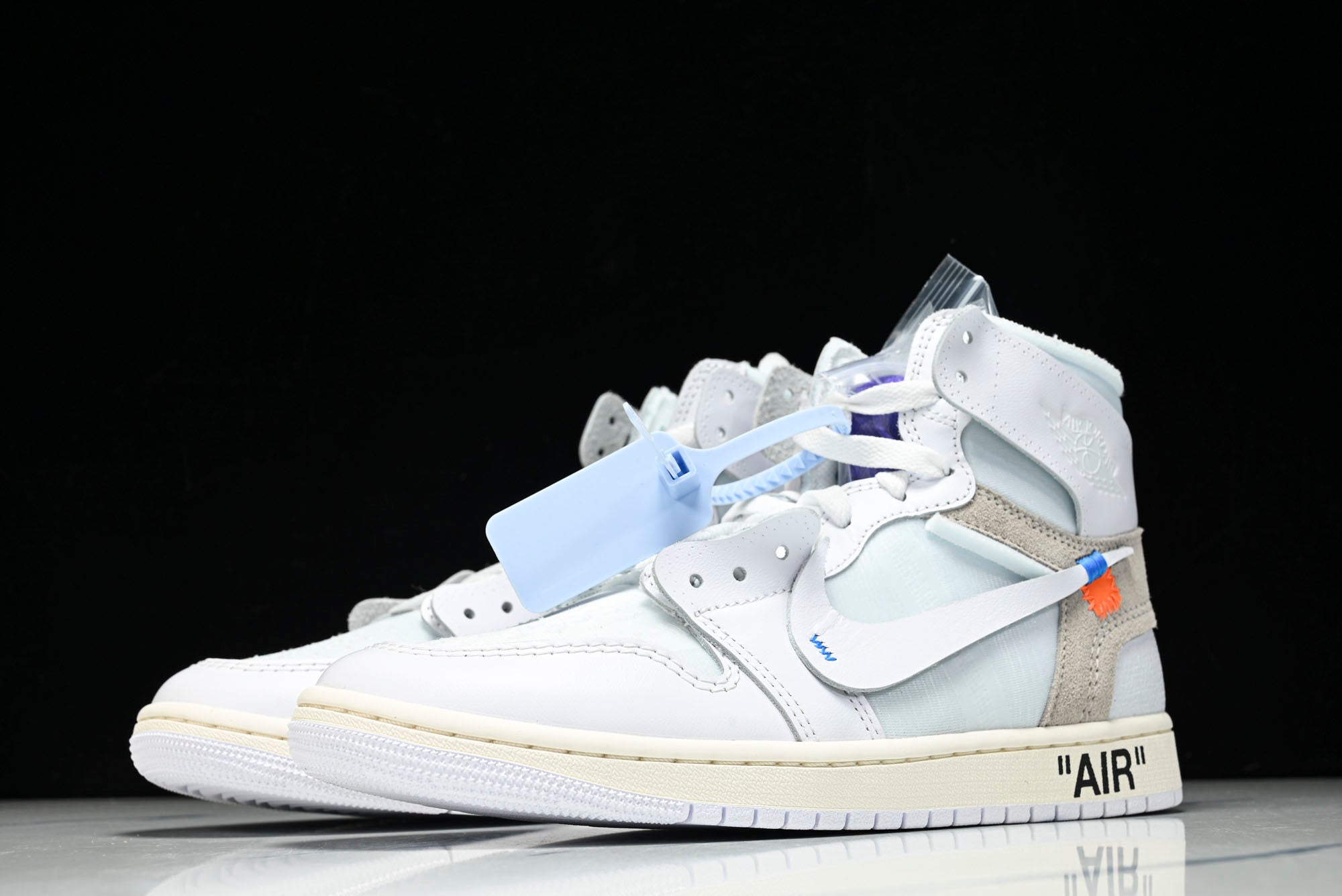 Off-White x Virgil Abloh Archive AJ1 Retro High 'Alaska'
