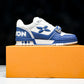 Louis Vuittоп Trainer Low Velcro Strap 'Perforated Blue'