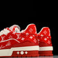 Louis Vuittоп Trainer Low 'Red Monogram Textile'