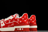 Louis Vuittоп Trainer Low 'Red Monogram Textile'