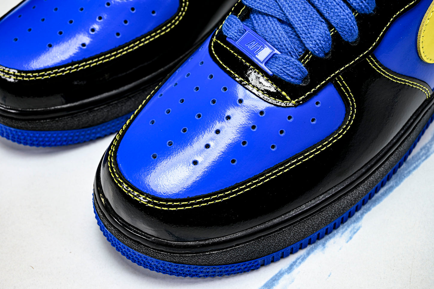 Central Cee Syna x AF1 Low 'Racer Blue Optic Yellow' (Friends & Family)