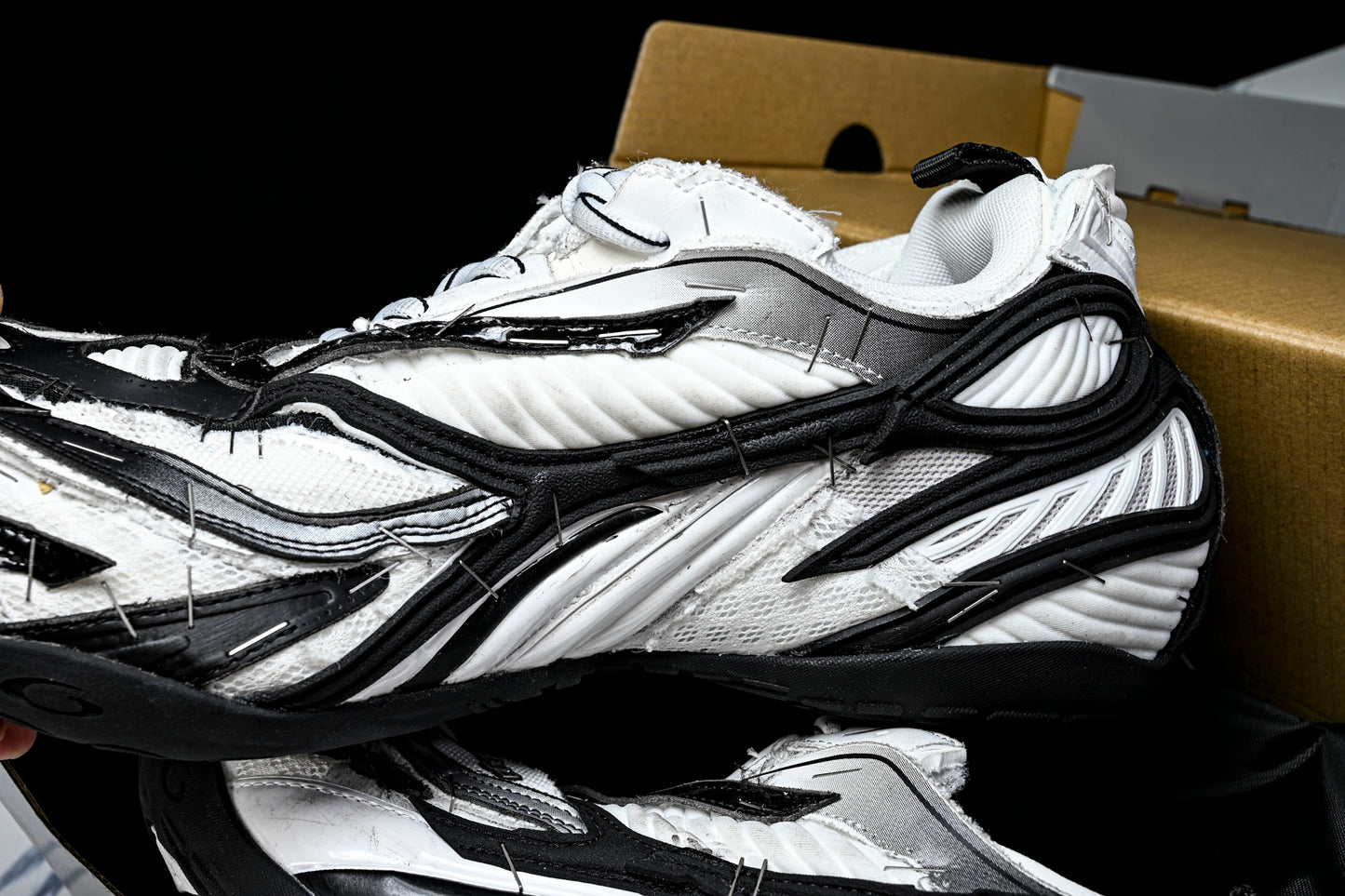 Вalenciaga Soleless Sneaker 'White Black'