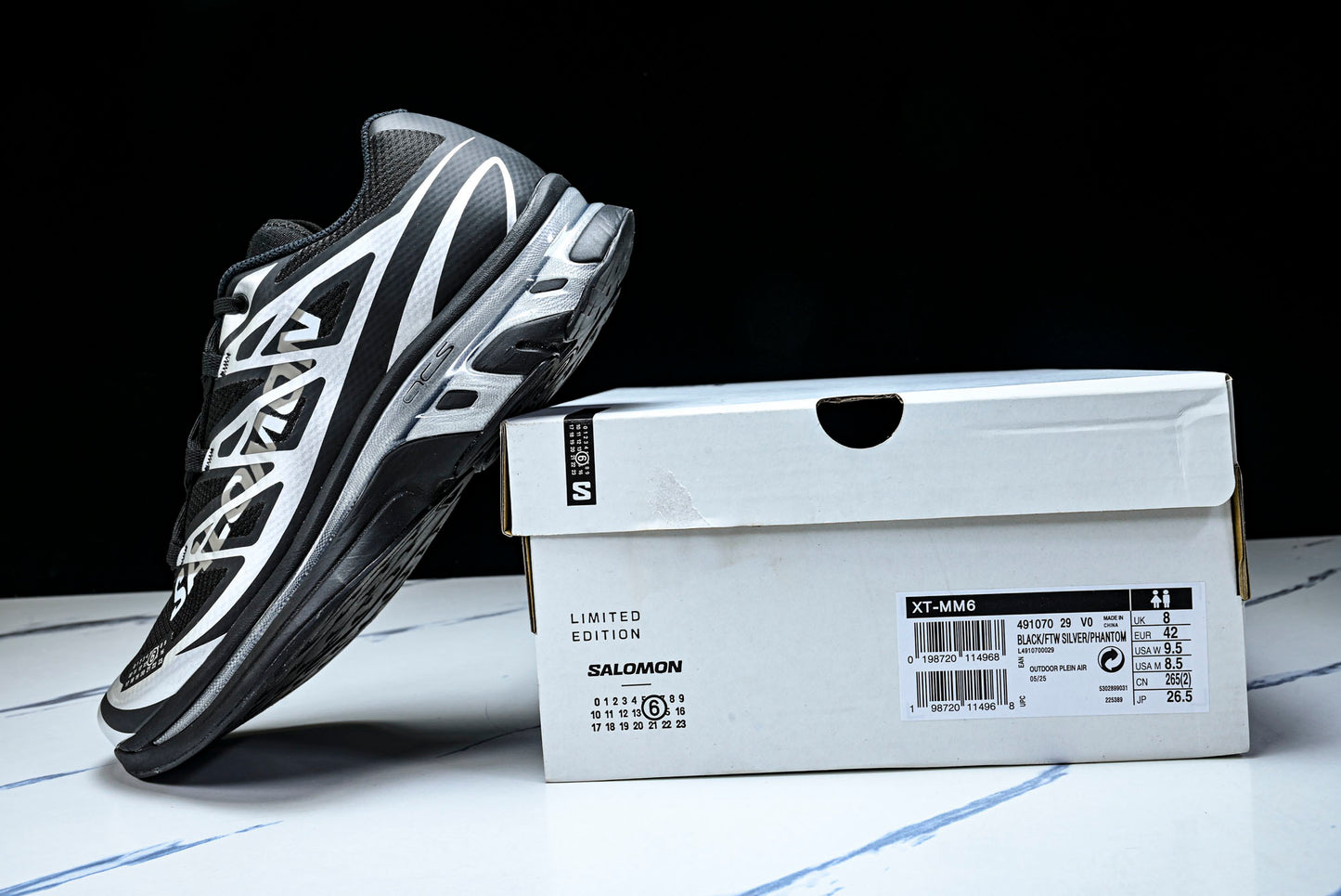 Salomon x Maison Margiela XT-MM6 'Black Silver'