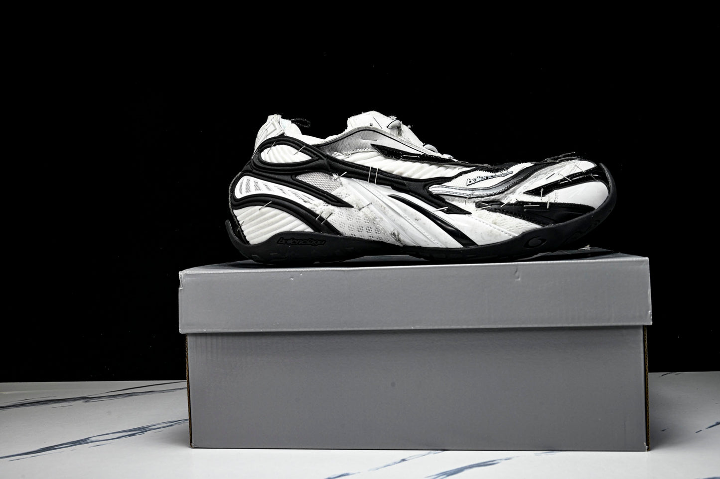 Вalenciaga Soleless Sneaker 'White Black'