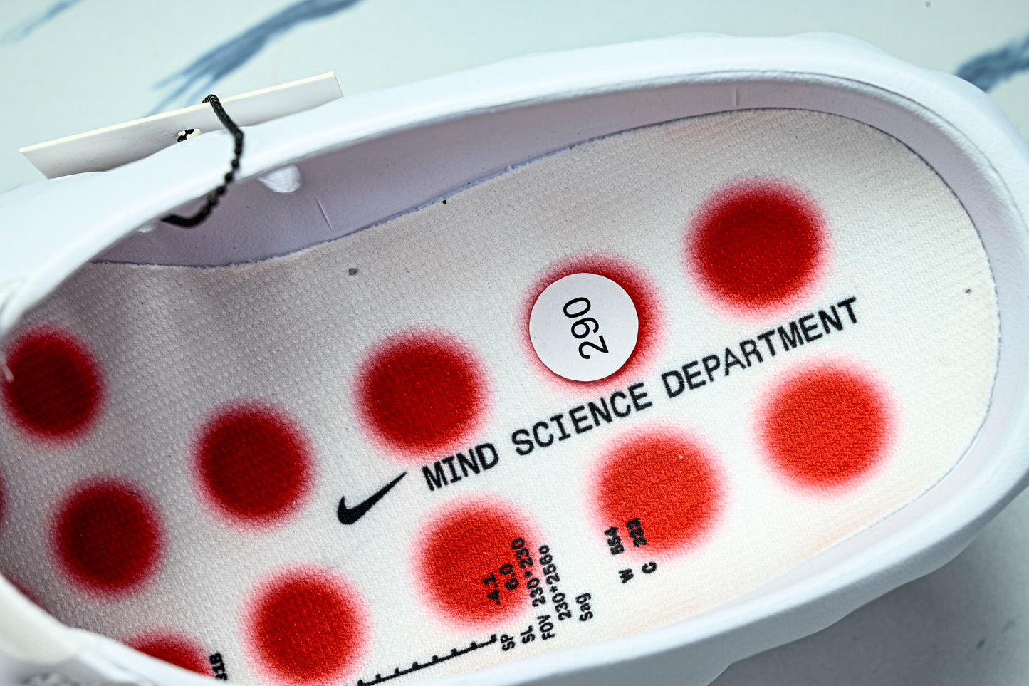 Mind 001 Slide 'White Speed Red'