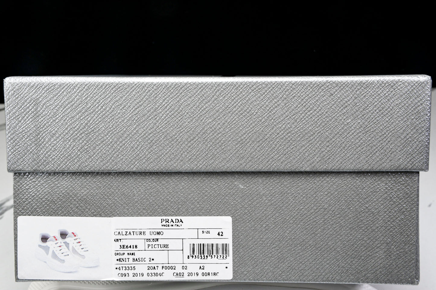 Prada America's Cup Sneaker Soft Rubber 'Cream White'