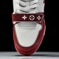Louis Vuittоп Trainer Low Velcro Strap 'Perforated Red'