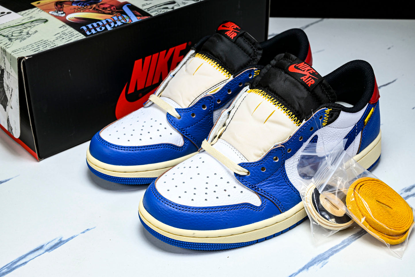 AJ1 Low Union LA 'Storm Blue' (Unreleased)