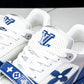 Louis Vuittоп Trainer Low Velcro Strap 'Perforated Blue'