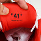 Off-White Out Of Office OOO Low Top 'White Red'