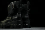 Prada Monolith Boots with Pouch 'Black'