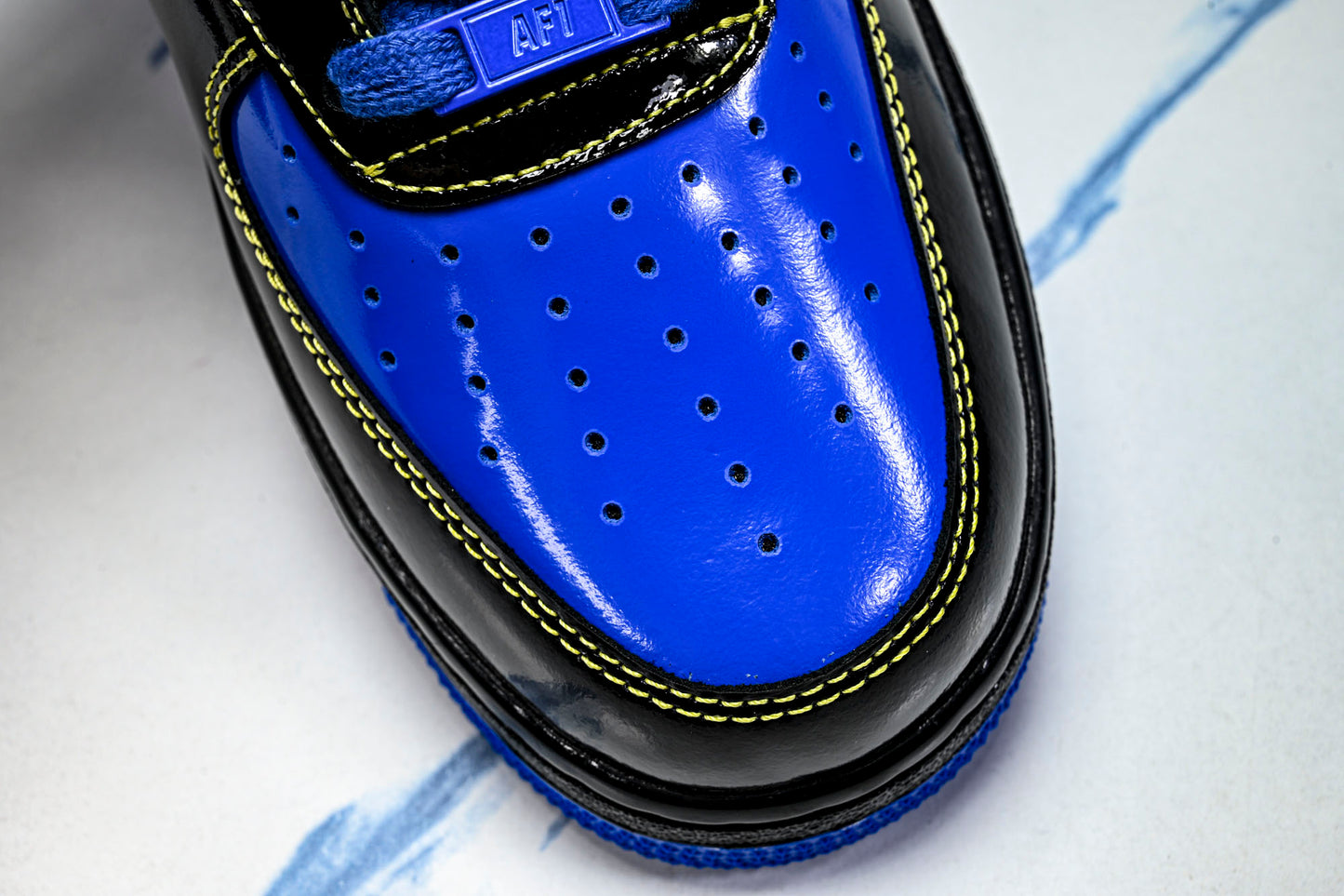 Central Cee Syna x AF1 Low 'Racer Blue Optic Yellow' (Friends & Family)