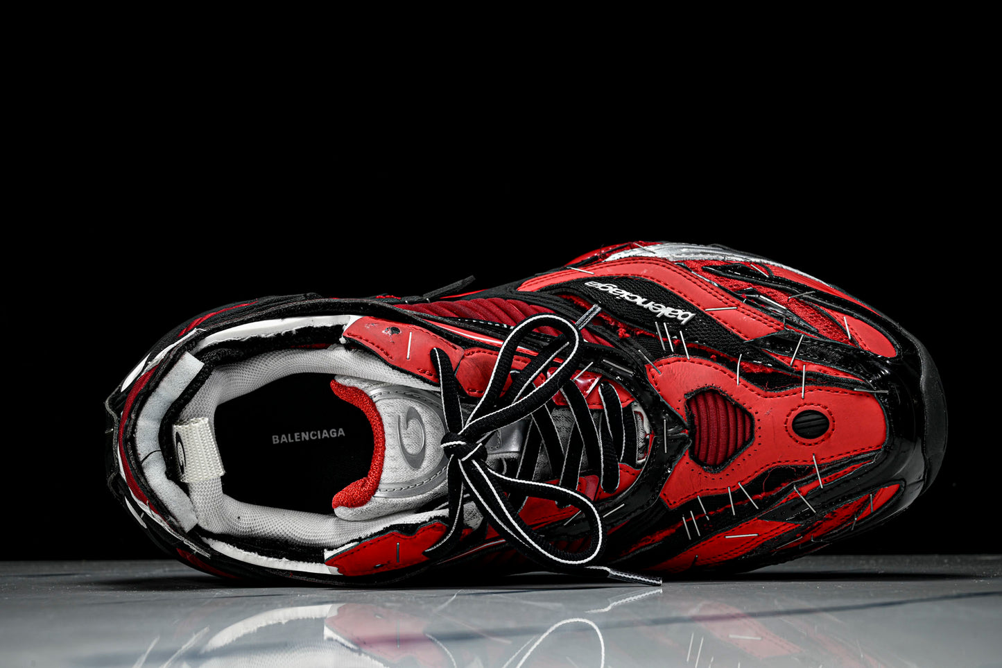 Вalenciaga Soleless Sneaker 'Red Black'