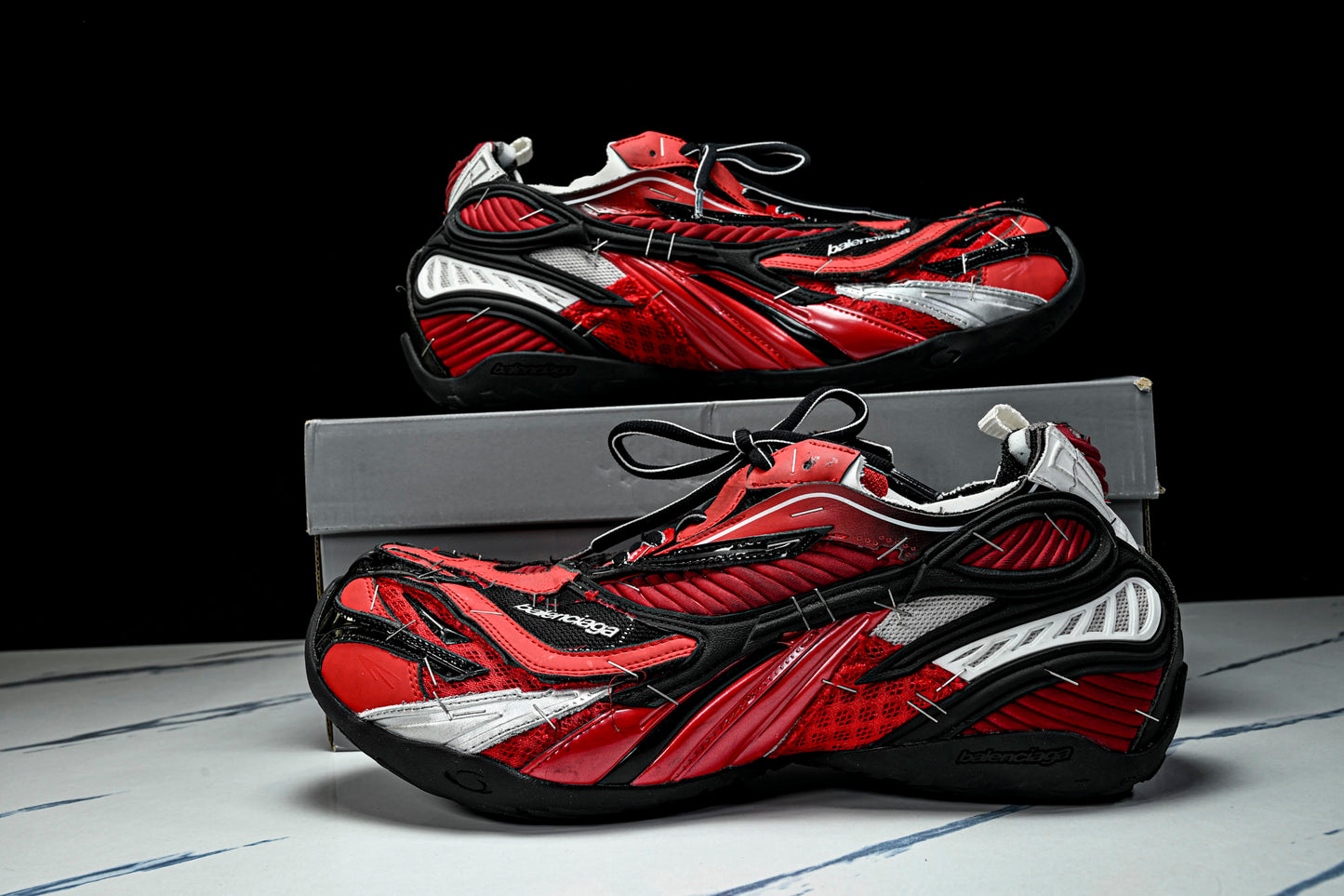 Вalenciaga Soleless Sneaker 'Red Black'