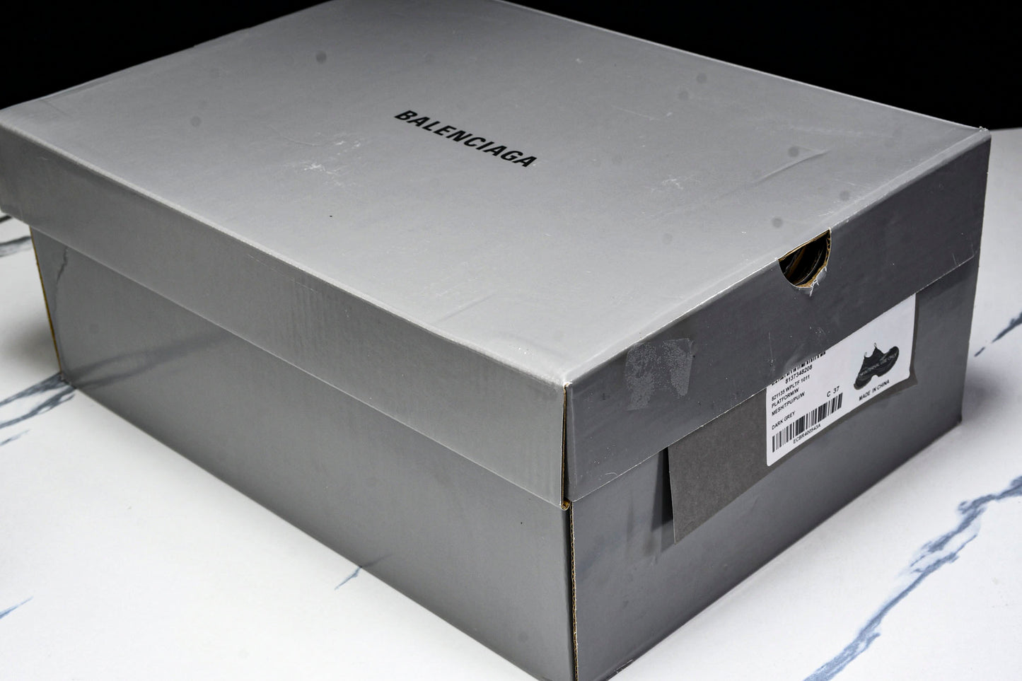 Вalenciaga Platform Sneaker 'Dark Grey Black'