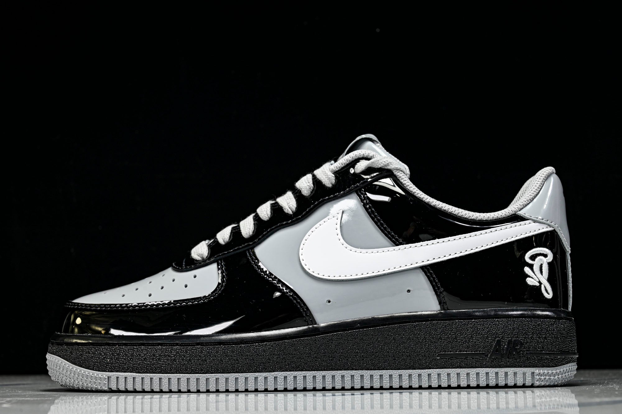 Central Cee Syna x AF1 Low 'Black White Smoke Grey'