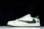 Travis Scott AJ1 Low x Stussy 'White Green' (Custom)
