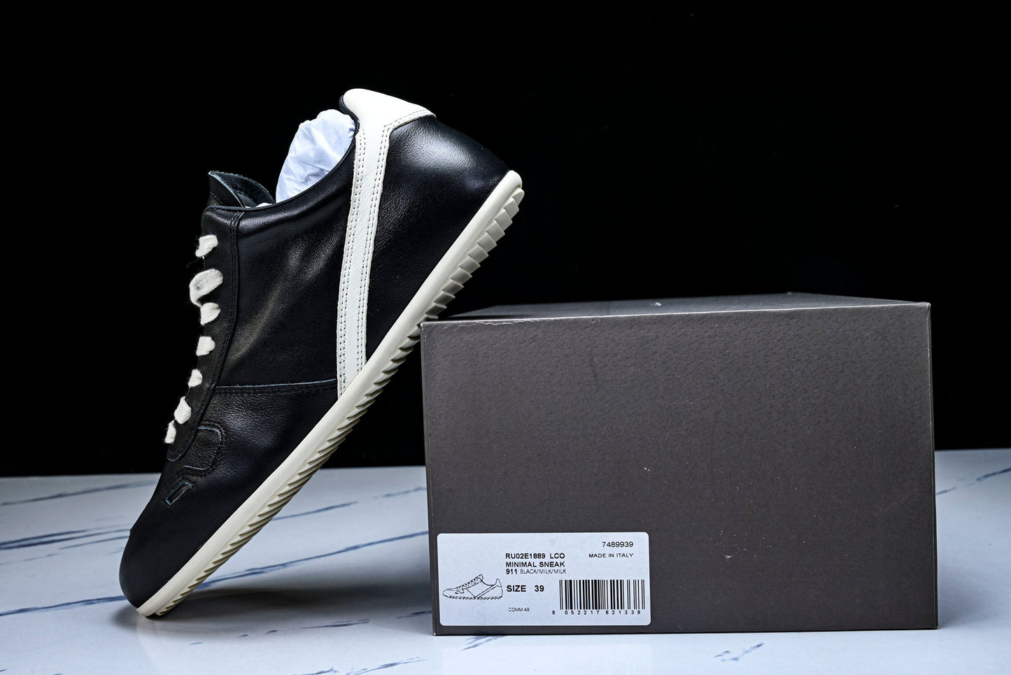 Rick Owens Minimal Sneaks 'Black'