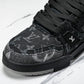 Louis Vuittоп Trainer Low 'Black Denim Monogram Textile'