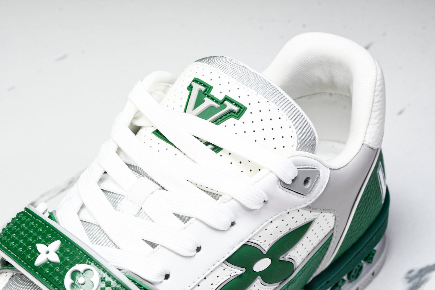 Louis Vuittоп Trainer Low Velcro Strap 'Perforated Green'