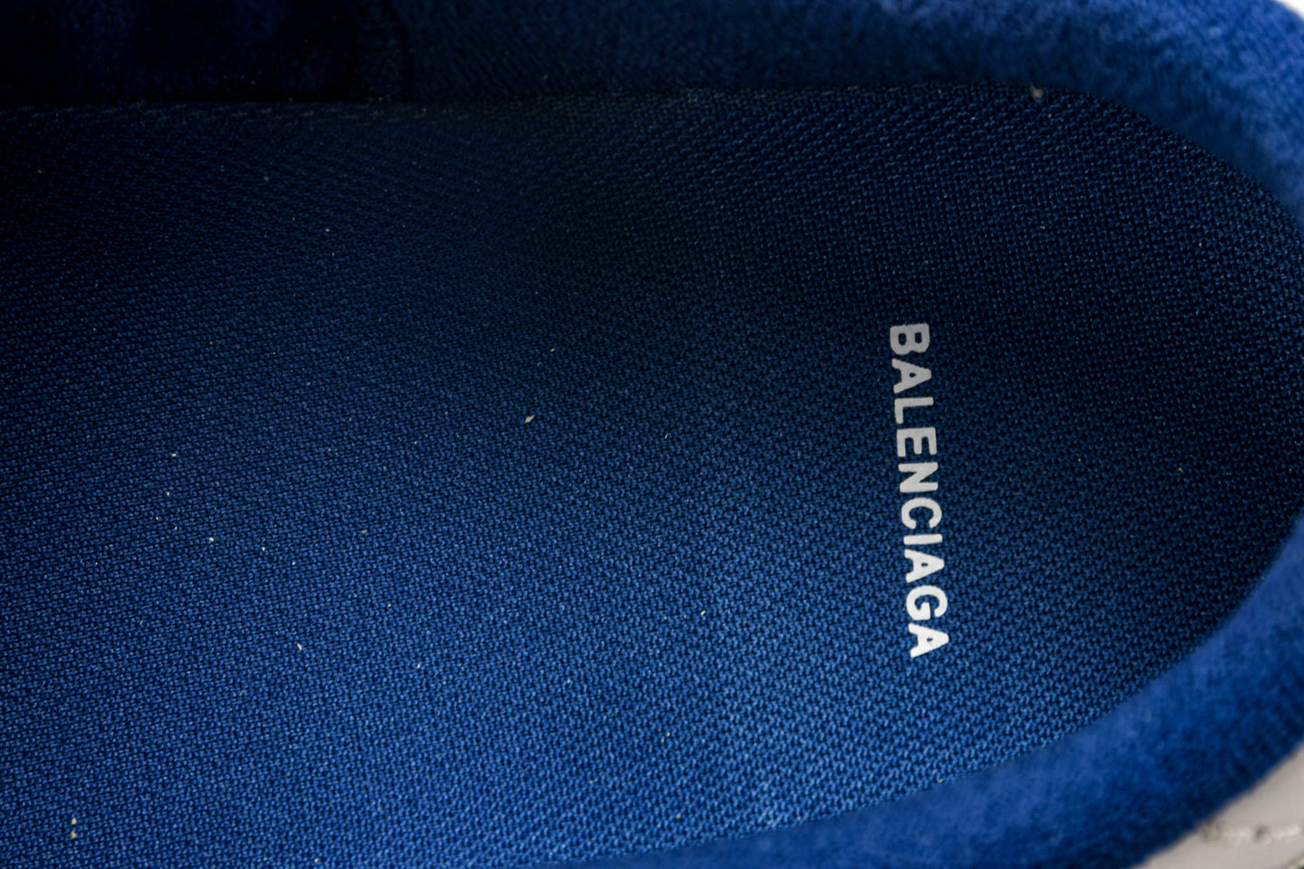 Вalenciaga Hamptons Worn-Out Sneaker 'White Blue'