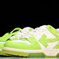 Off-White Out Of Office OOO Low Top 'Sartorial Stitching - Green White'