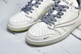 Travis Scott AJ1 Low x Supreme 'White Grey 3.0' (Custom)