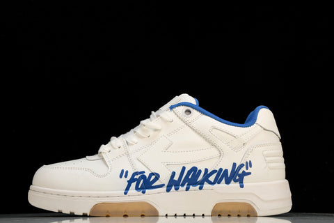 Off-White Out Of Office OOO Low Top "For Walking" - White Blue