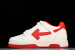 Off-White Out Of Office OOO Low Top 'White Red'