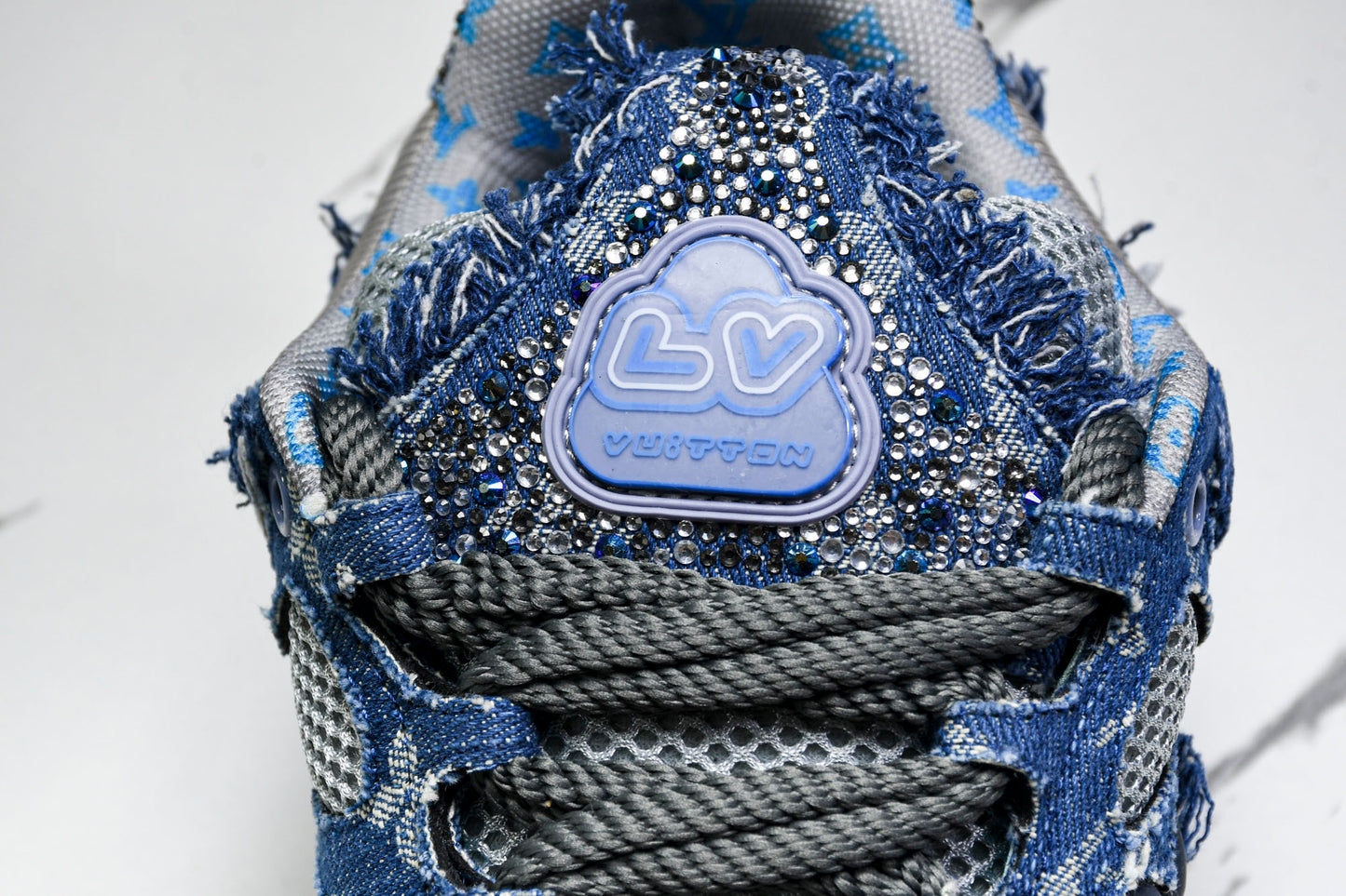 Louis Vuittоп Skate Sneaker 'Blue Denim Crystals'
