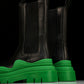 Вottega Veneta Tire Chelsea Boots 'Black Green'