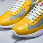 Prada America's Cup Sneaker 'Yellow Silver'