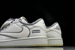 Travis Scott AJ1 Low x Supreme 'White Grey 3.0' (Custom)