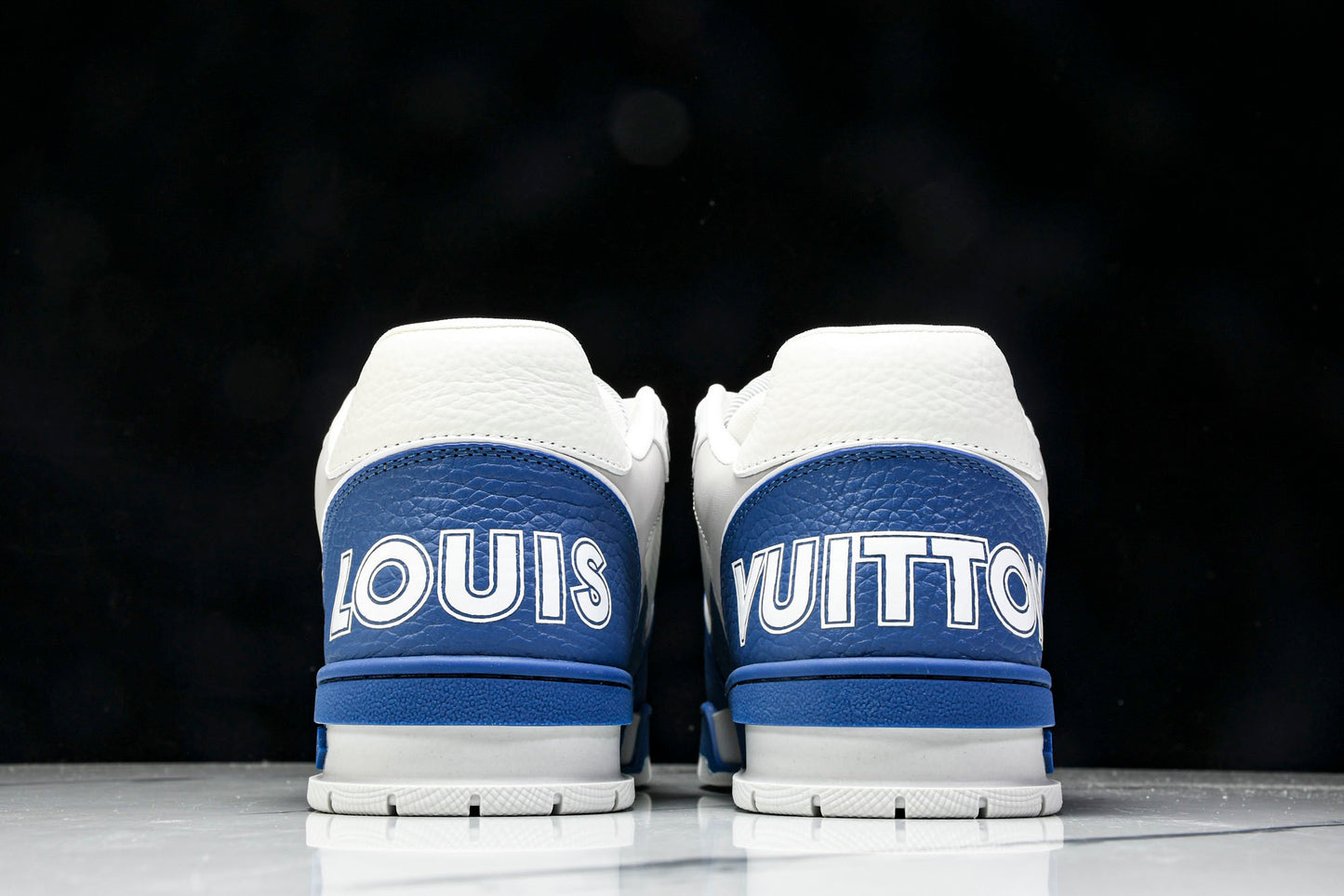 Louis Vuittоп Trainer Low Velcro Strap 'Perforated Blue'