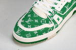 Louis Vuittоп Trainer Low 'Green Monogram Textile'