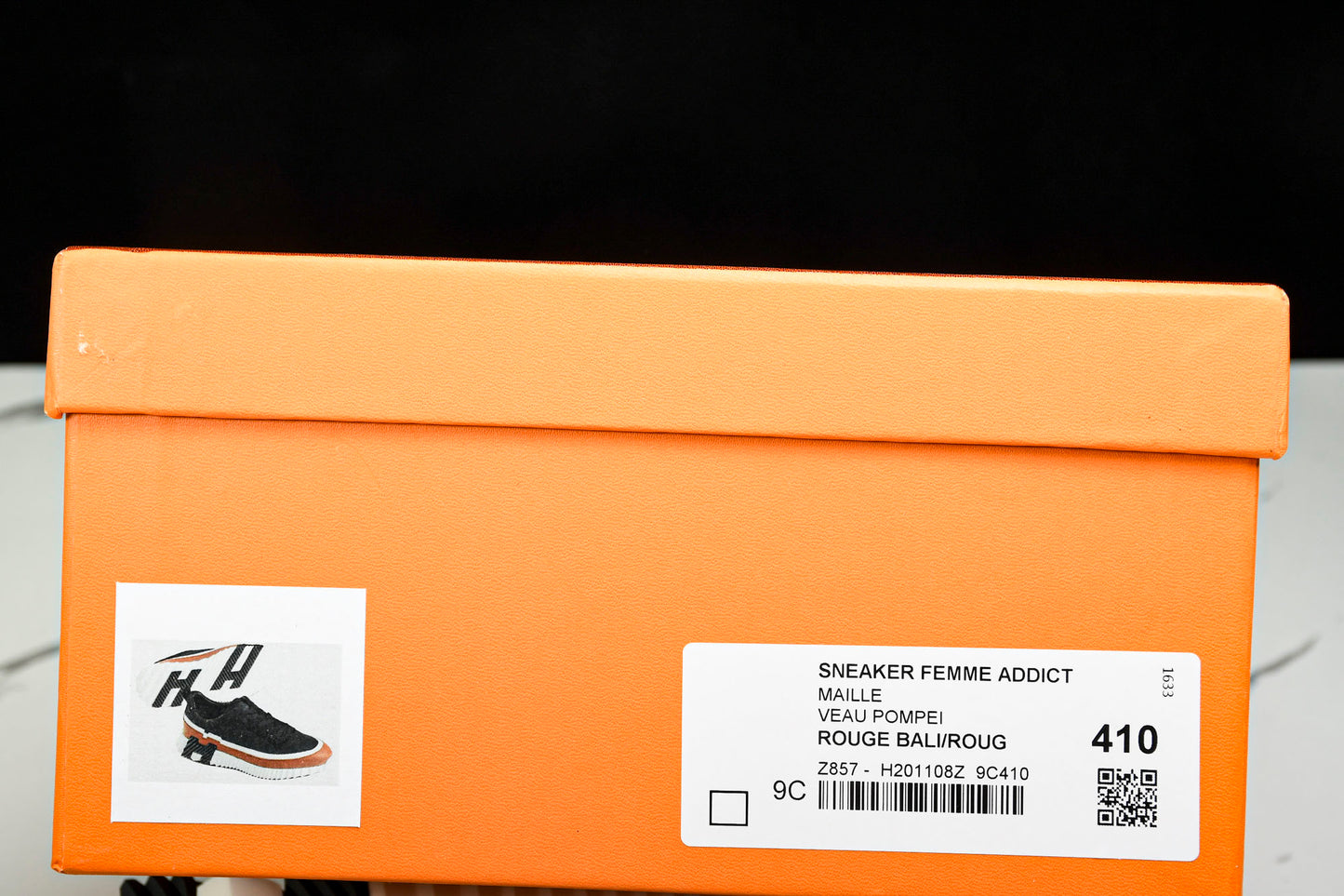 Hermès Bouncing Sneaker Panelled 'Noir Marron Blanc'