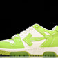 Off-White Out Of Office OOO Low Top 'Sartorial Stitching - Green White'
