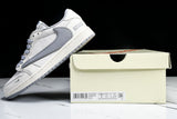 Travis Scott AJ1 Low x Supreme 'White Grey 2.0' (Custom)
