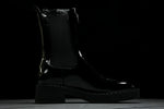 Prada Patent Chelsea Boots 'Black'