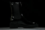 Prada Patent Chelsea Boots 'Black'