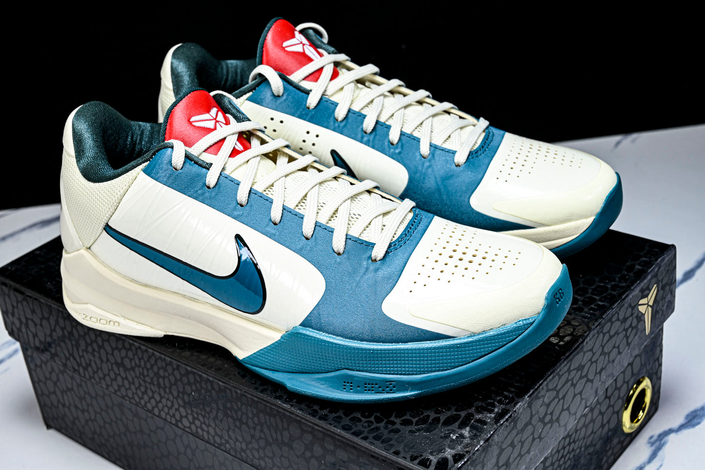 Kobe 5 Protro x Caitlin Clark 'Coconut Milk Spruce'