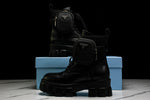 Prada Monolith Boots with Pouch 'Black'